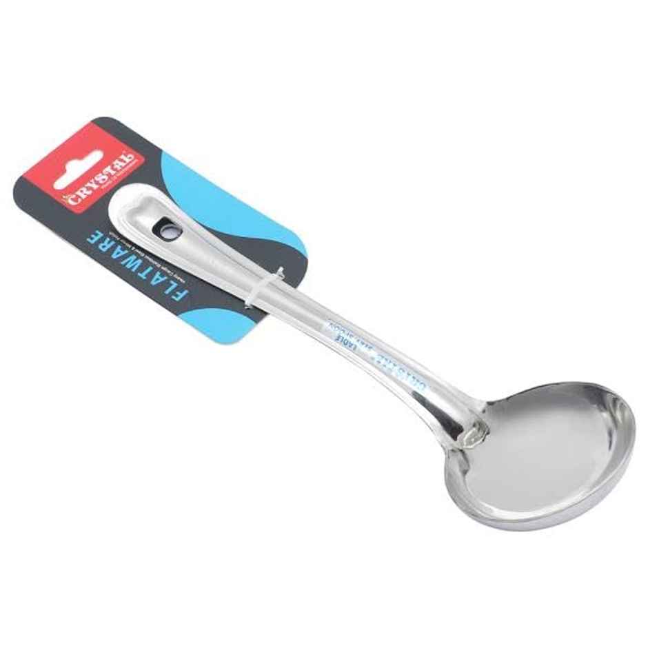 Crystal Stainless Steel Ladle Silver