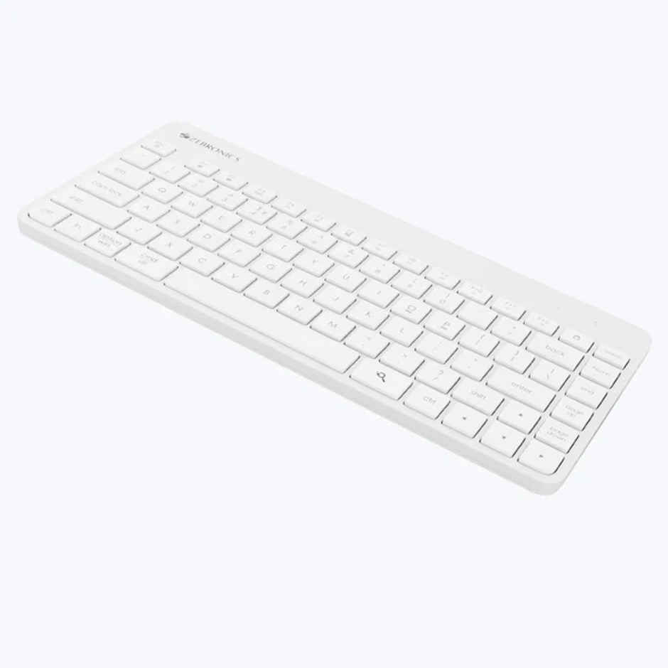 Zebronics Companion 201 2.4Ghz Wireless Keyboard & Mouse Combo, 83 Keys, Ai Assist Key (White)
