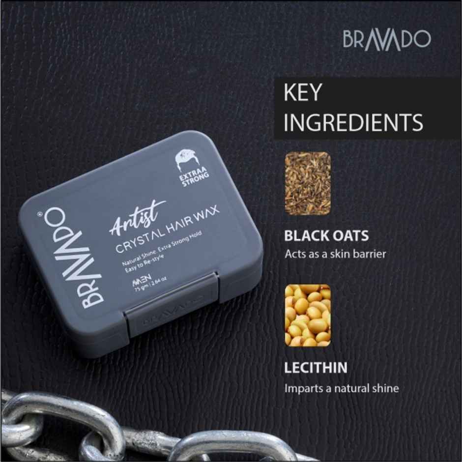 Bravado Artist Crystal Hair Wax - Extraa Strong Hold