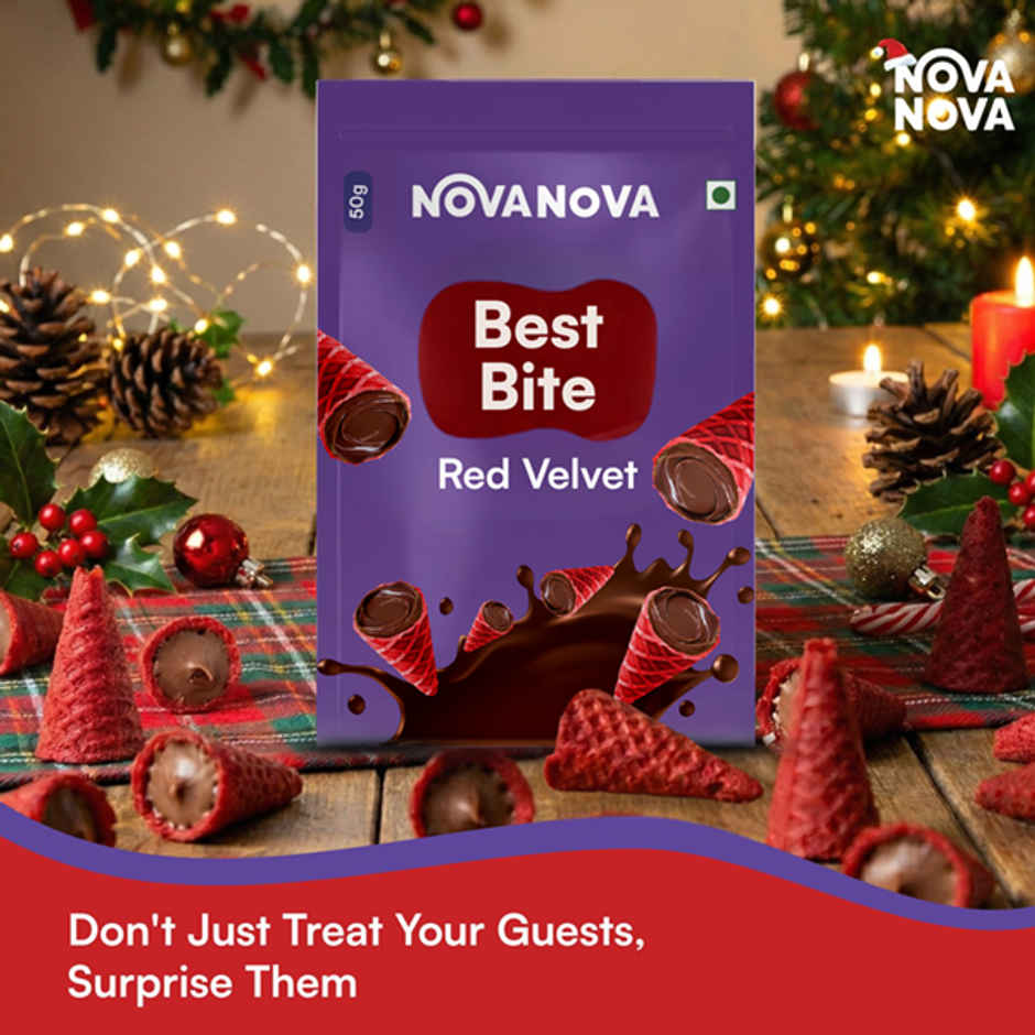 Nova Nova Best Bite- Red Velvet with Belgian Choco Filling