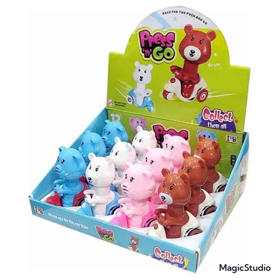 ITOYS Press N Go-Animal Pack Of 1 0xc0034d1400 (Assorted)