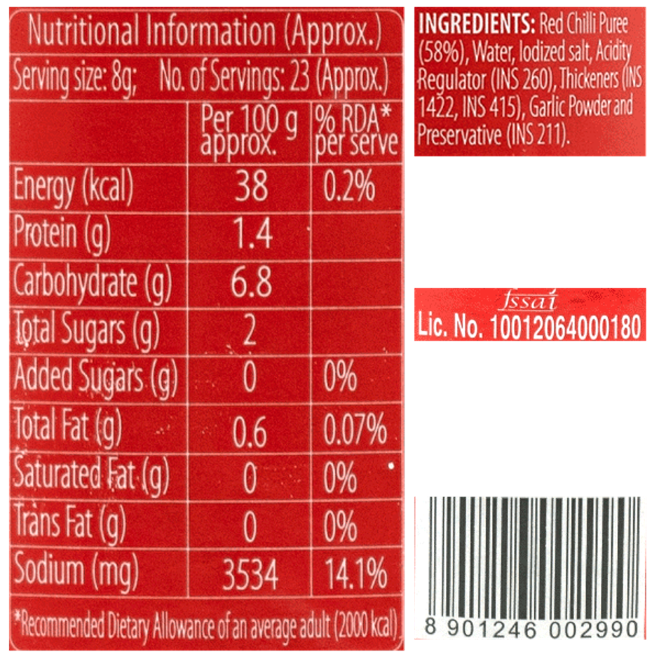 Del Monte Red Chili Sauce