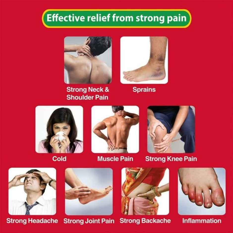 Zandu Balm Ulter Power For Strong Headache Bodyache & Cold