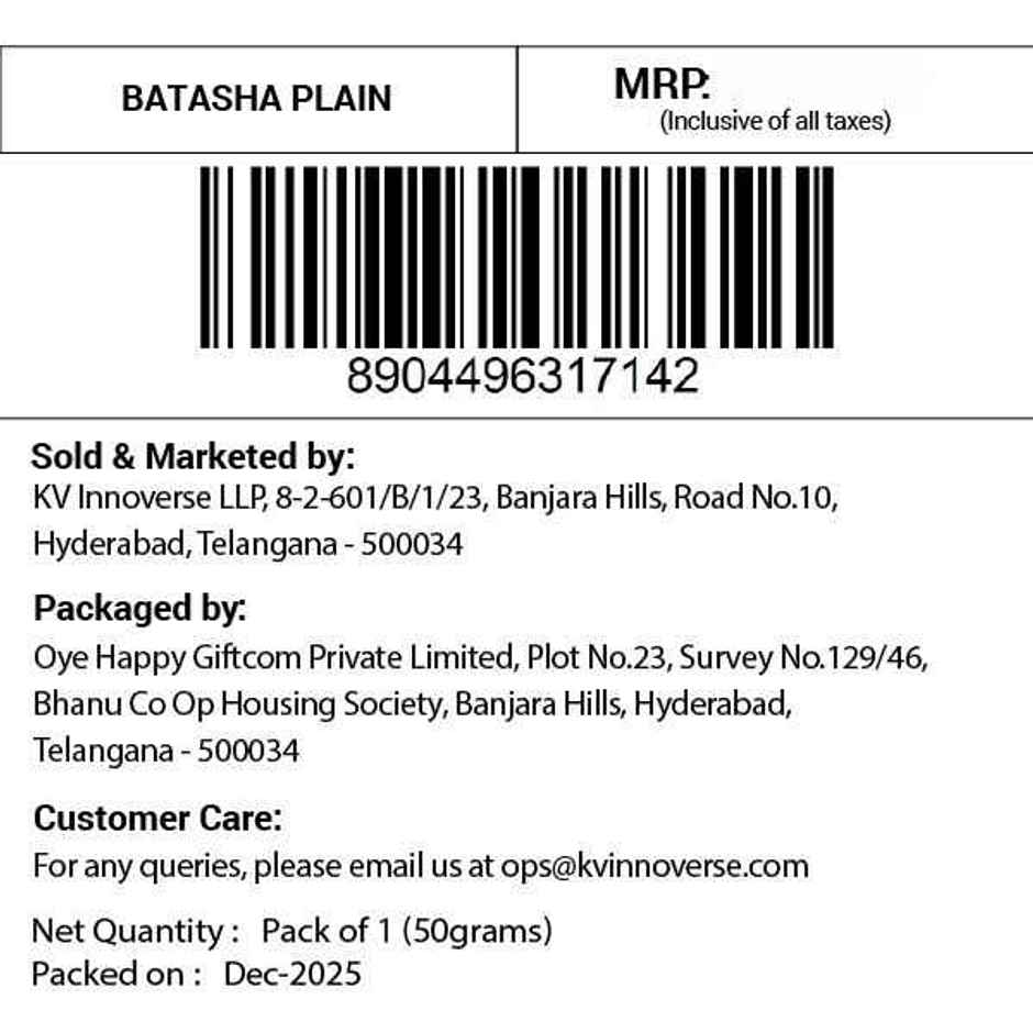 Batasha Plain | Happy Mail