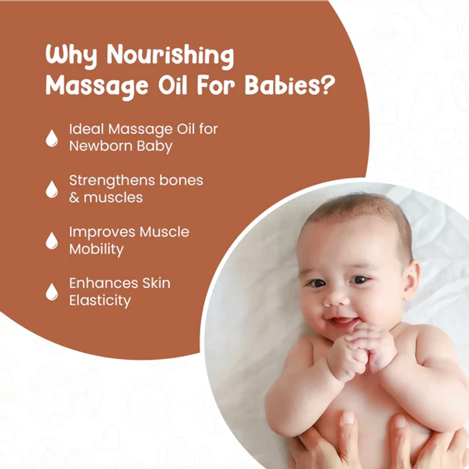 Mother Sparsh Nourishing Massage Oil for Babies