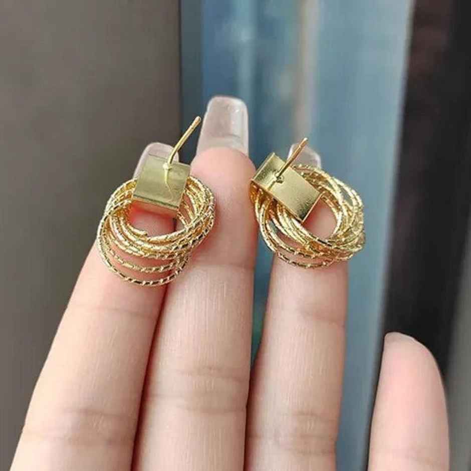 Estailo Fashion Women's Jewellery Earrings Gold One Size | E0001416