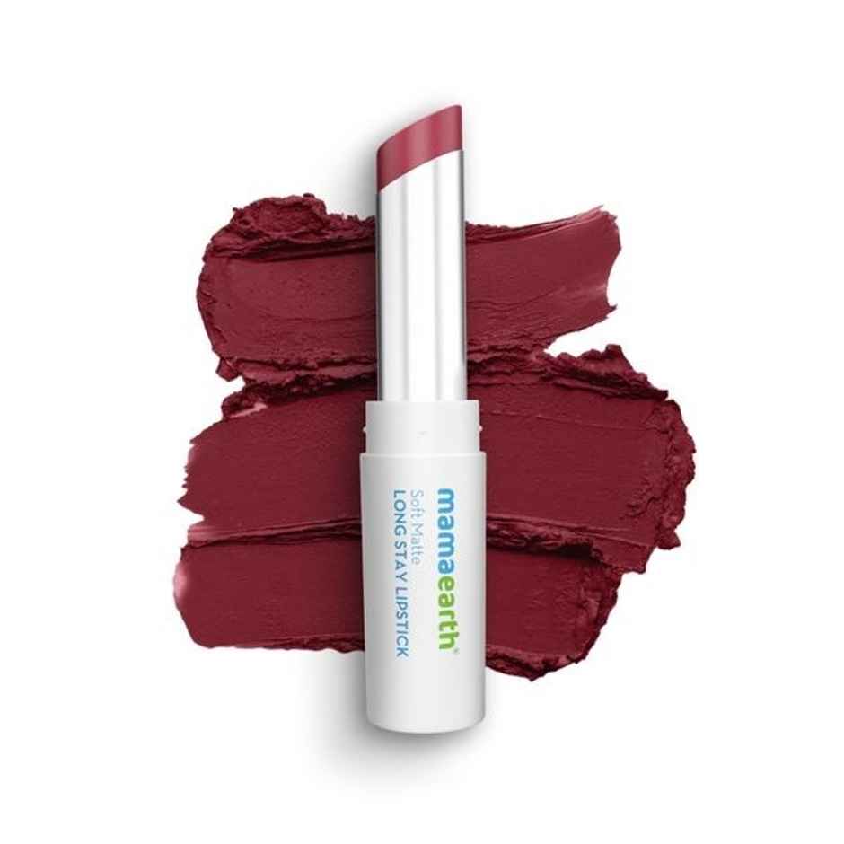 Mamaearth Soft Matte Long Stay Lipsticks - Grape Wine