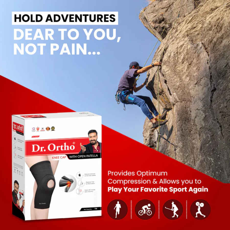 Dr. Ortho Knee Support Cap Open Patella