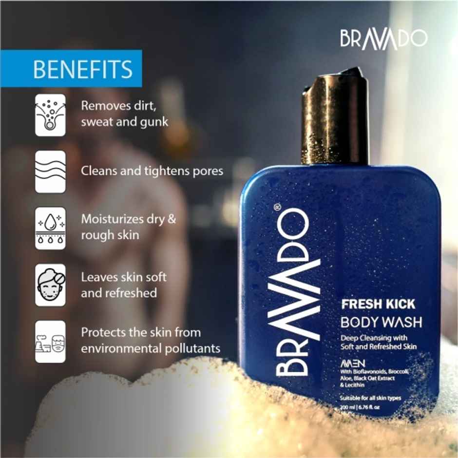 Bravado Fresh Kick Body Wash