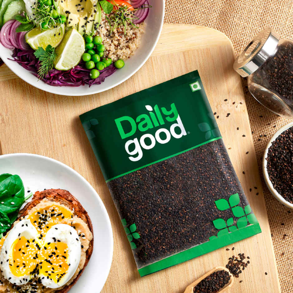 Daily Good Till / Sesame Seeds Black(100gms) & Daily Good Khus Khus (Poppy Seeds)(50gms) Combo 