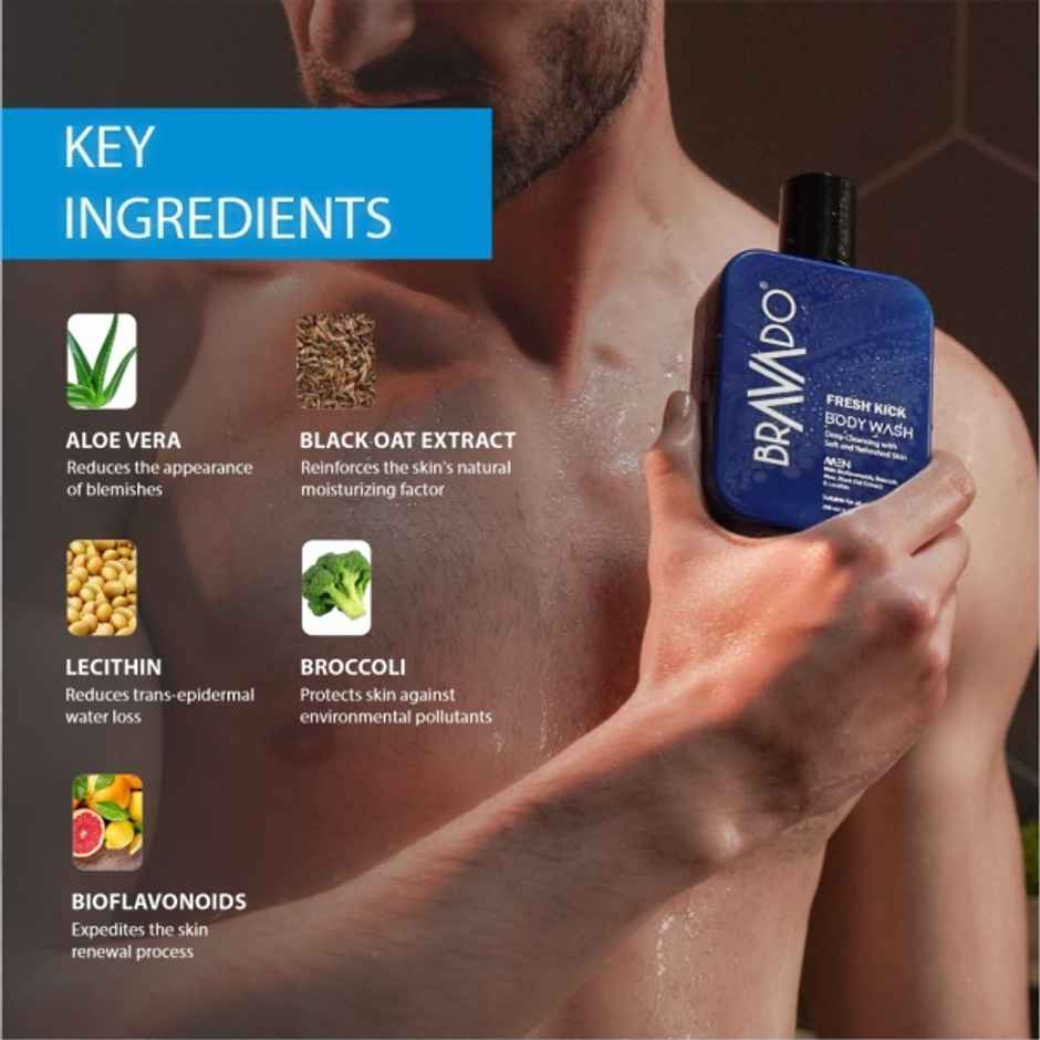 Bravado Fresh Kick Body Wash