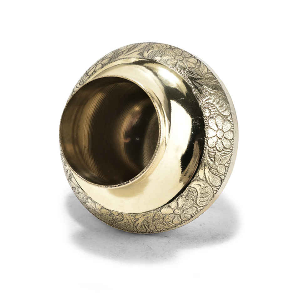 Gangajal Lota | Traditional Handcrafted Design | Brass | 300 ml | Pujashree