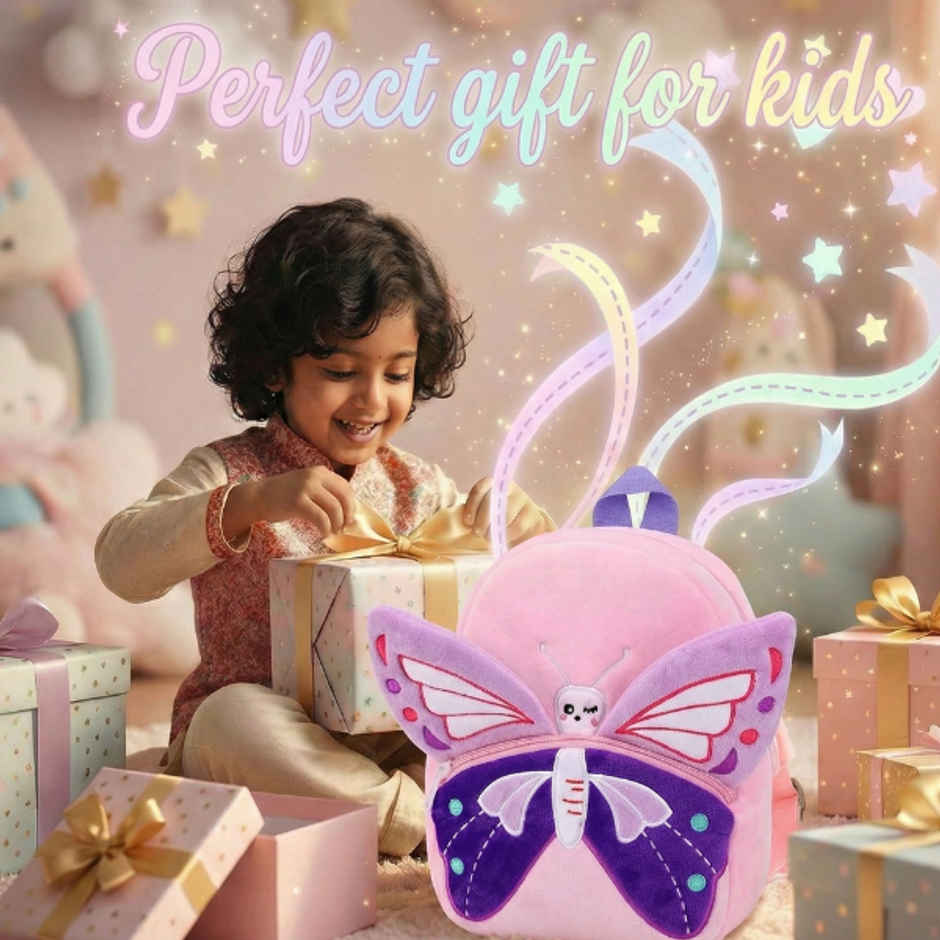 Kidara Butterfly Toddler Backpack Purple Pink