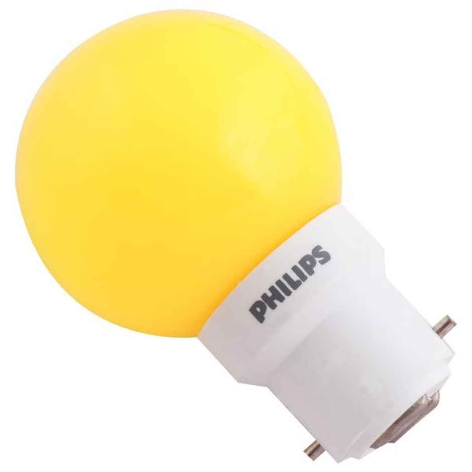 Philips 0.5 W LED Deco Bulb - Yellow | Energy Efficient