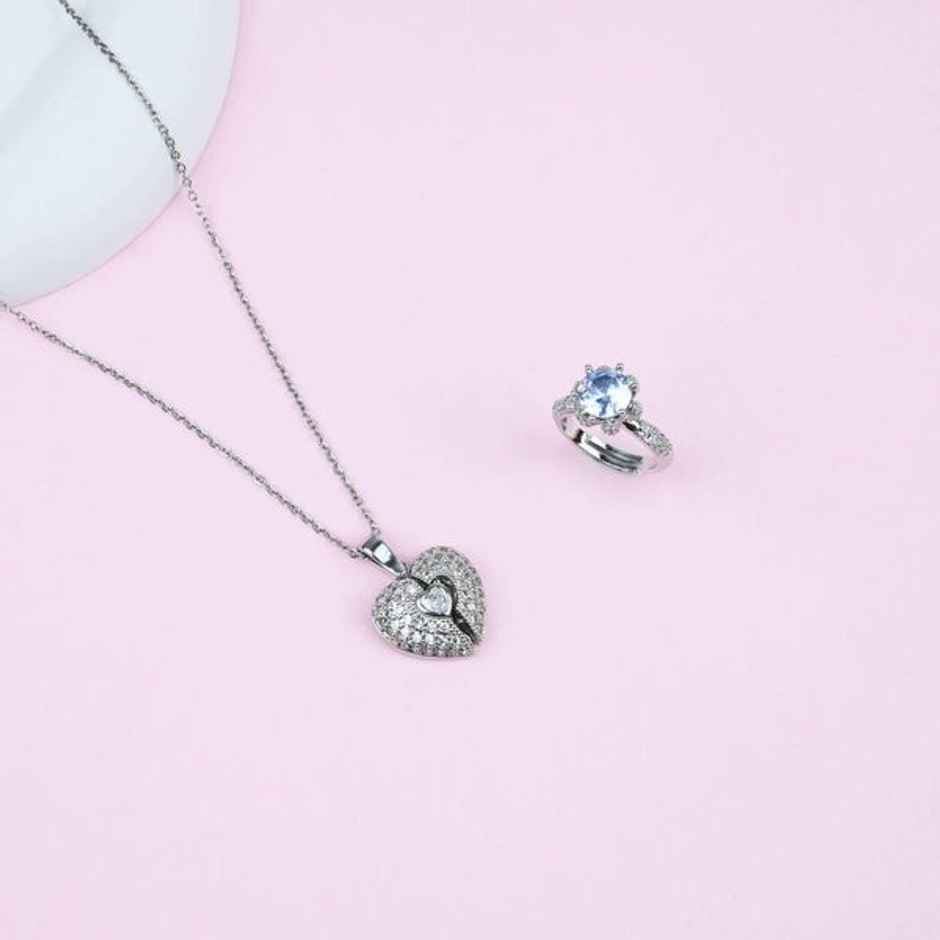 Estailo Fashion Women's Jewellery Gift Hampers One Size Silver/Blue | GH0000006