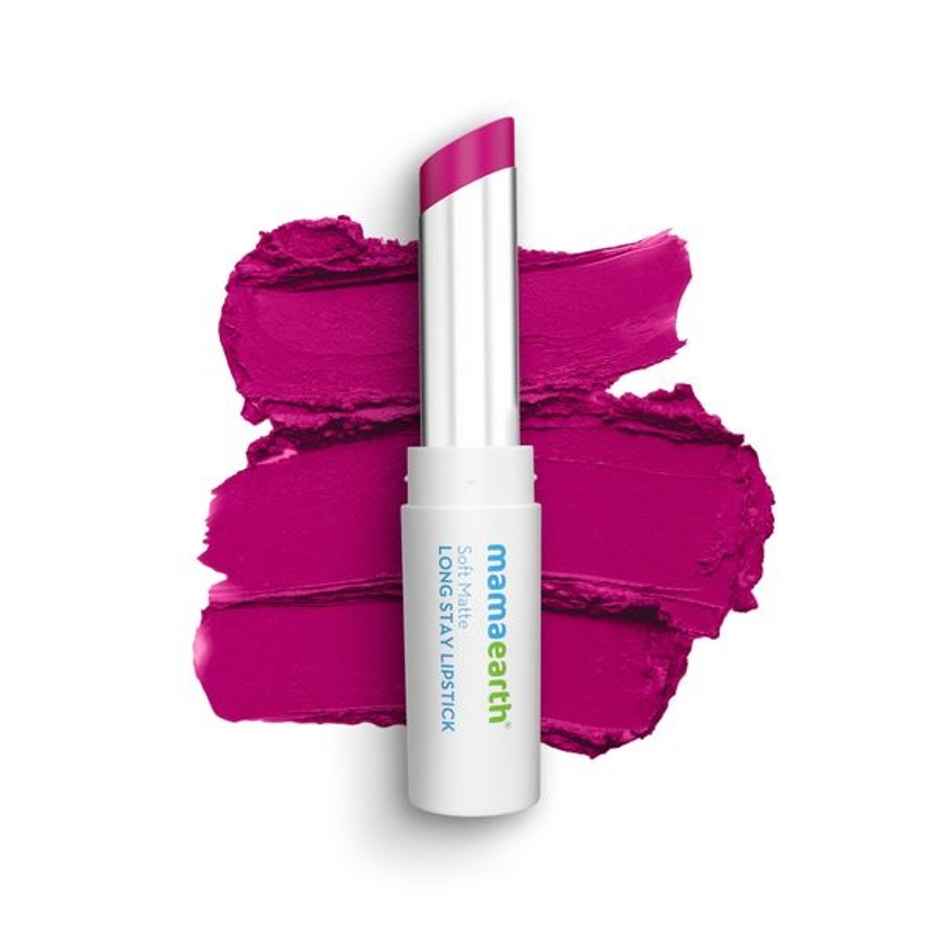 Mamaearth Soft Matte Long Stay Lipsticks - Mulberry Pink