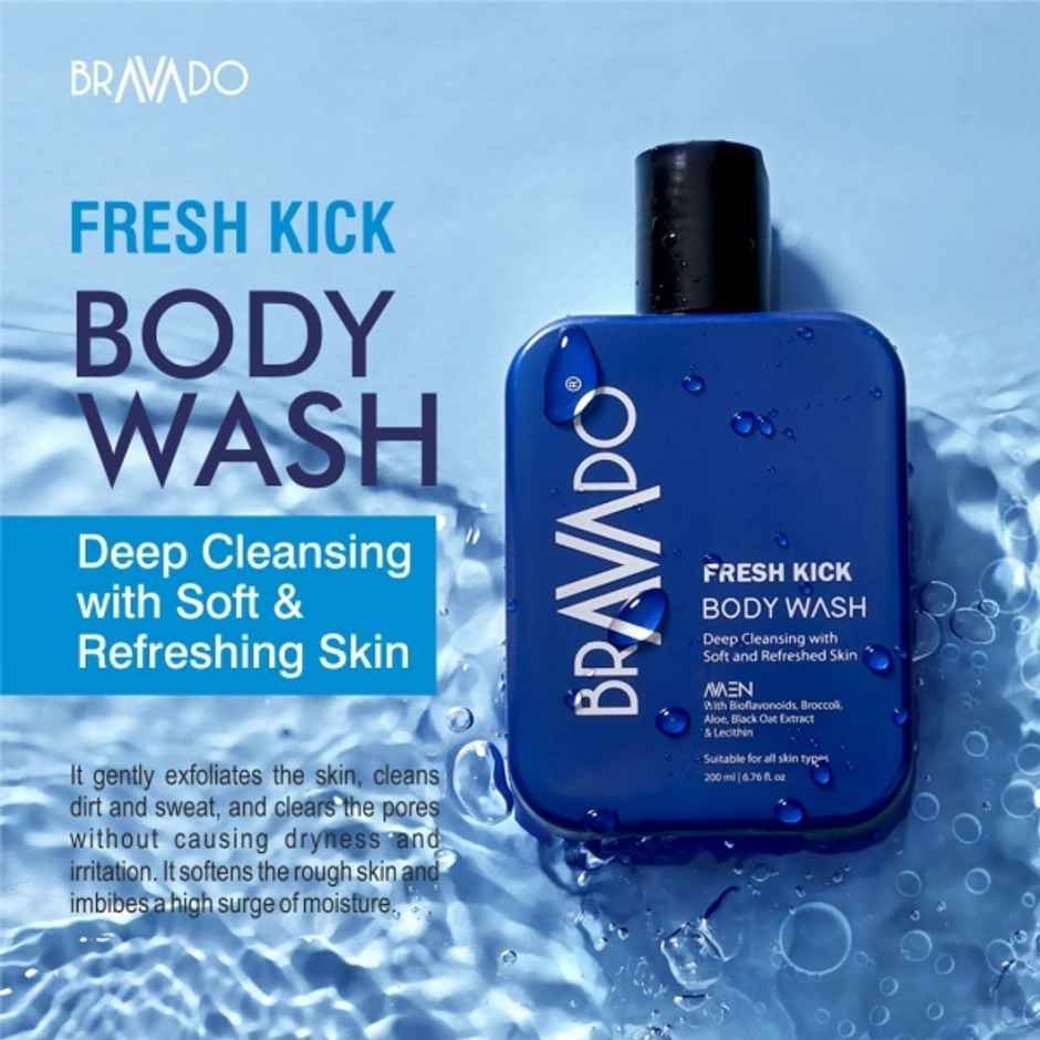 Bravado Fresh Kick Body Wash