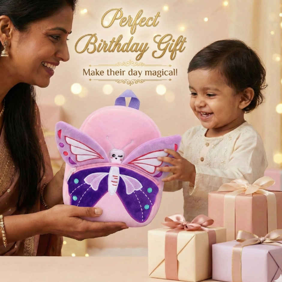 Kidara Butterfly Toddler Backpack Purple Pink