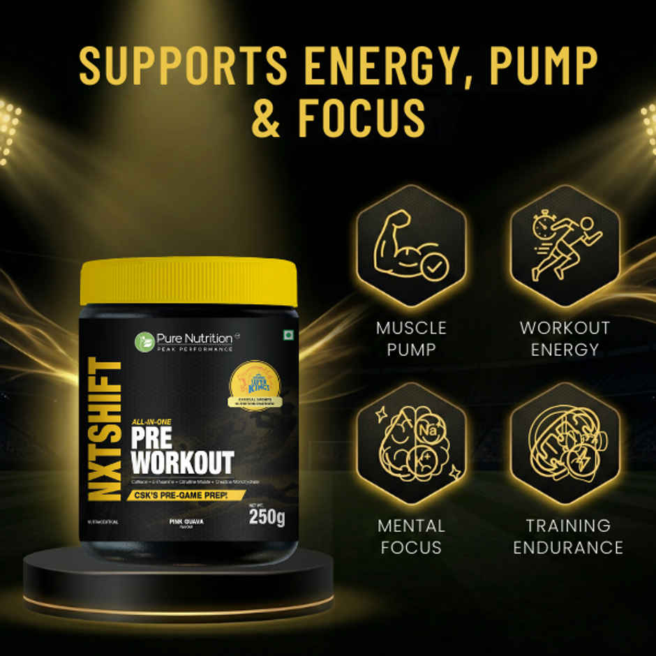 Pure Nutrition Pre Workout Pink Guava | CSK