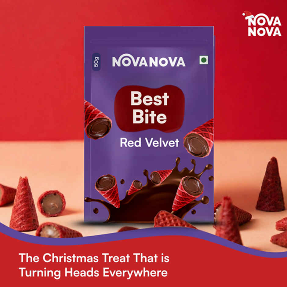 Nova Nova Best Bite- Red Velvet with Belgian Choco Filling