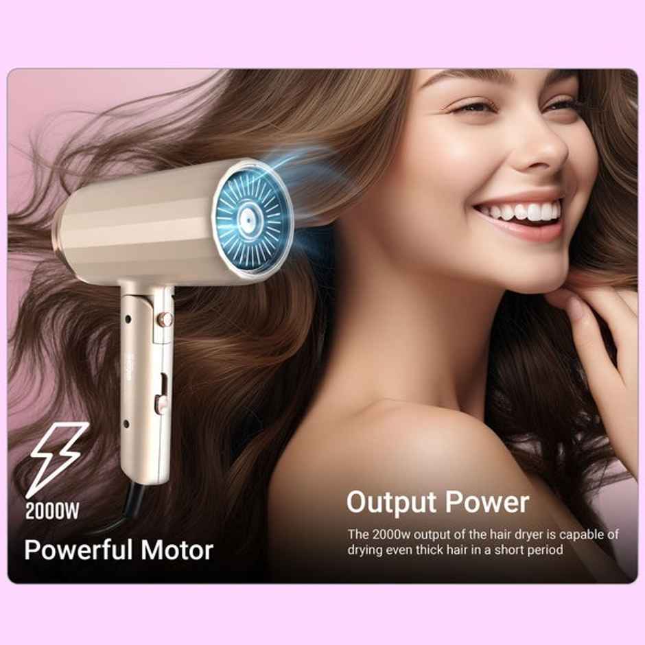 Zebronics HD201 Zebronics Hair Dryer -Titanium