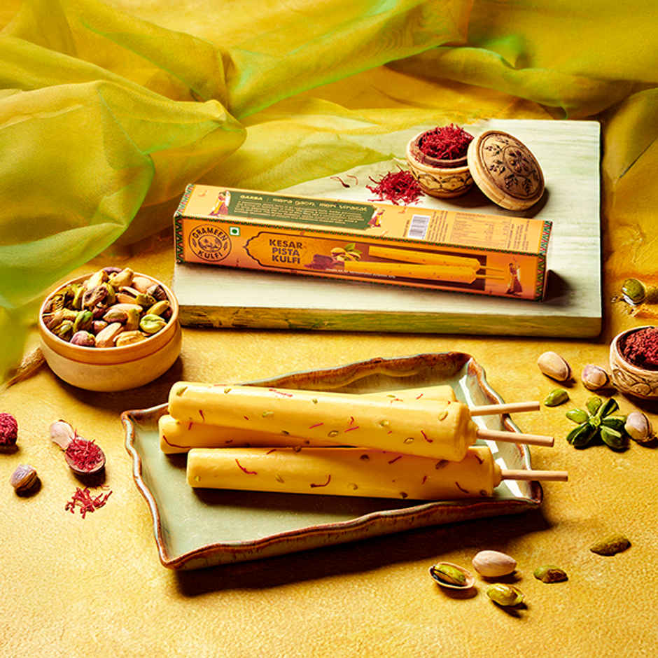 Grameen Kesar Pista Kulfi Ice Cream Stick