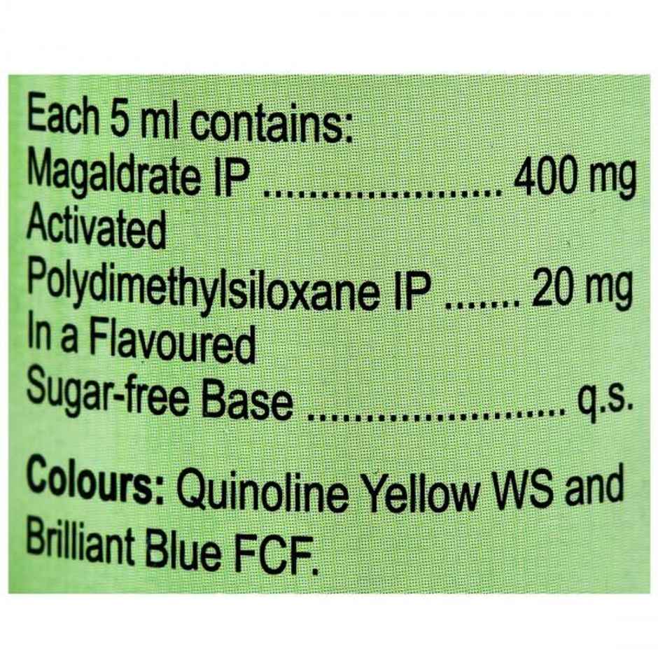 Rantac MPS Real Elaichi Flavour Sugar Free Oral Suspension