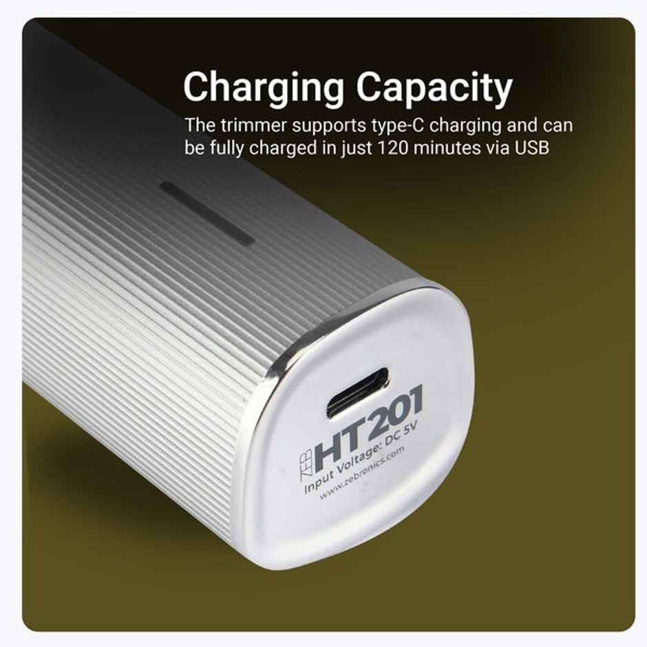 Zebronics HT201 Hair Trimmer - Black