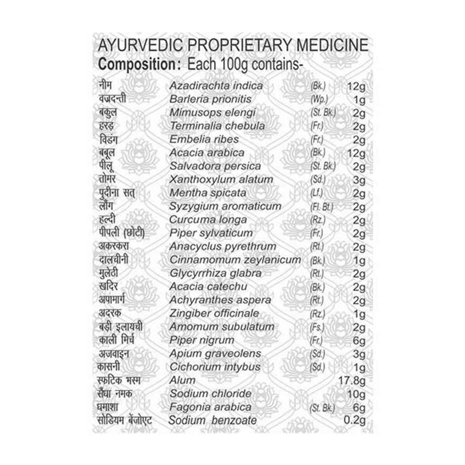 Patanjali Ayurveda Advance Dant Kanti Manjan Powder