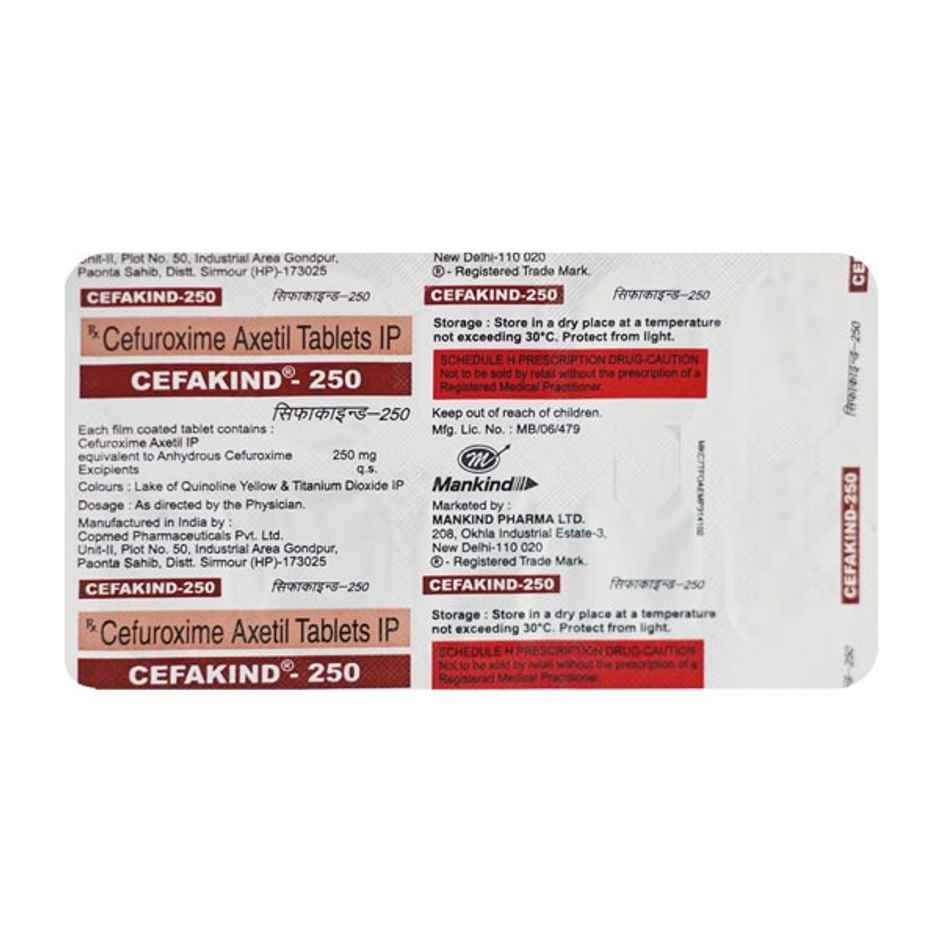 Cefakind-250 Tablet