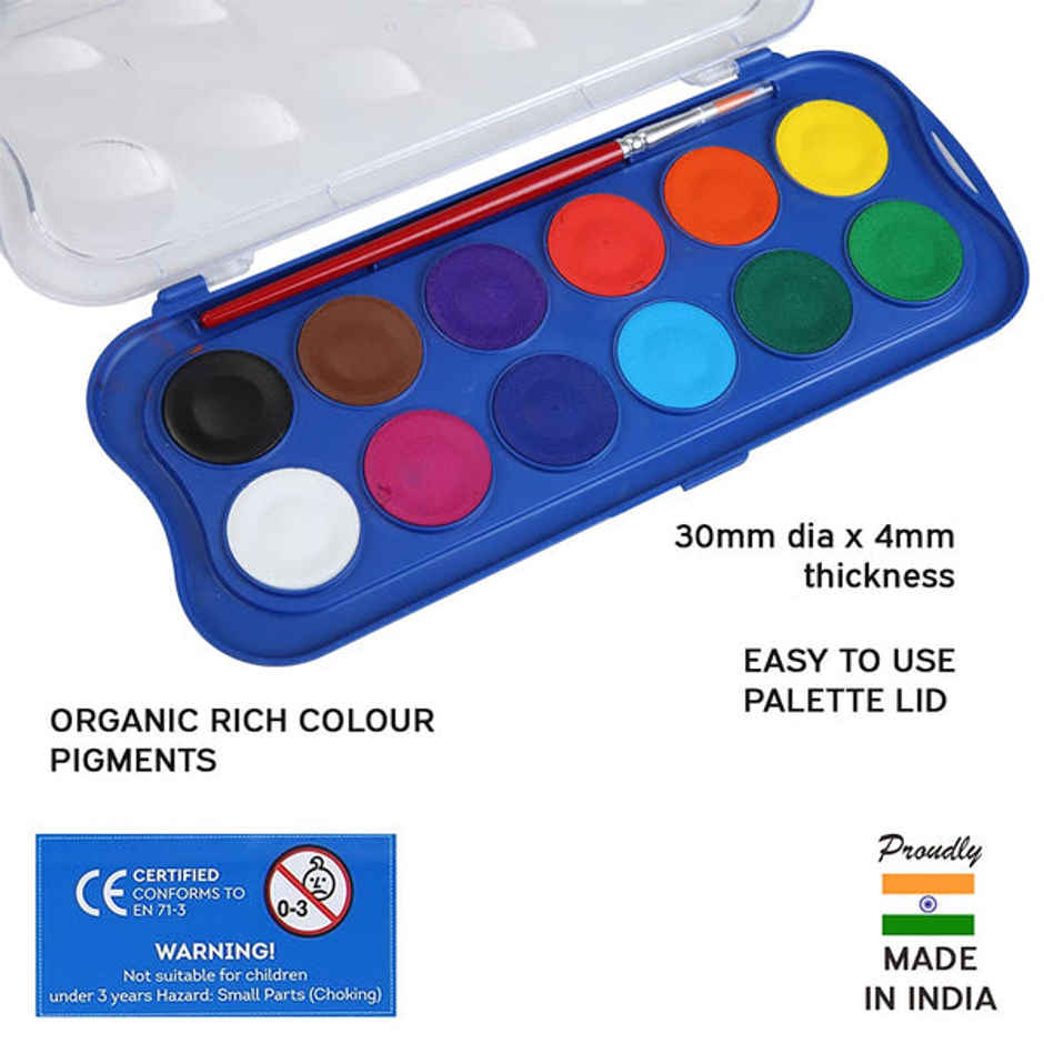 Doms Water Color Cakes (23 Mm)