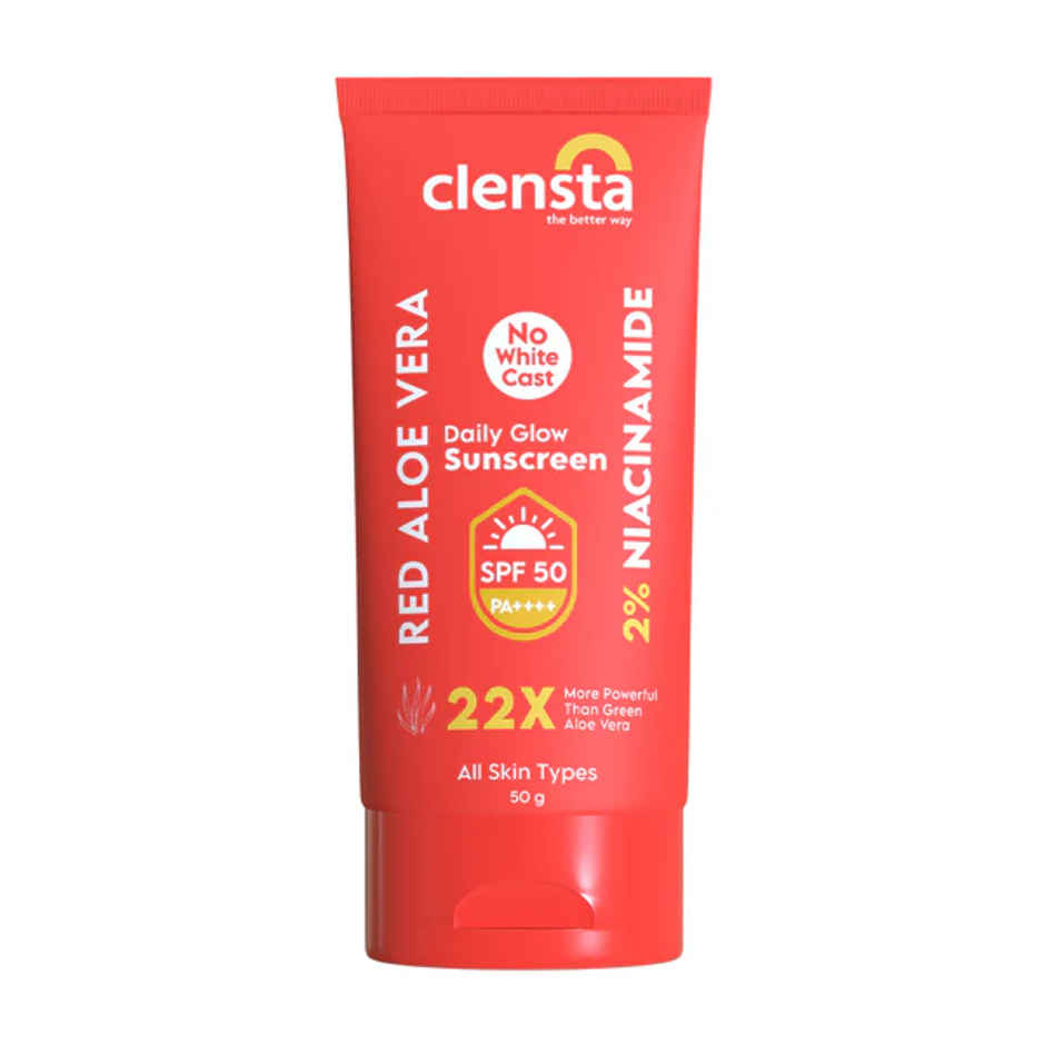 Clensta Red Aloe Vera Ultra Matte Sunscreen SPF 50 PA++++