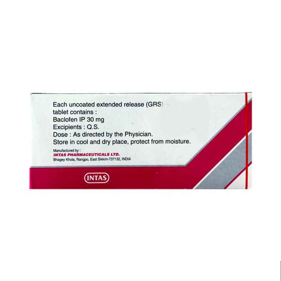 Baclof OD 30 Tablet ER