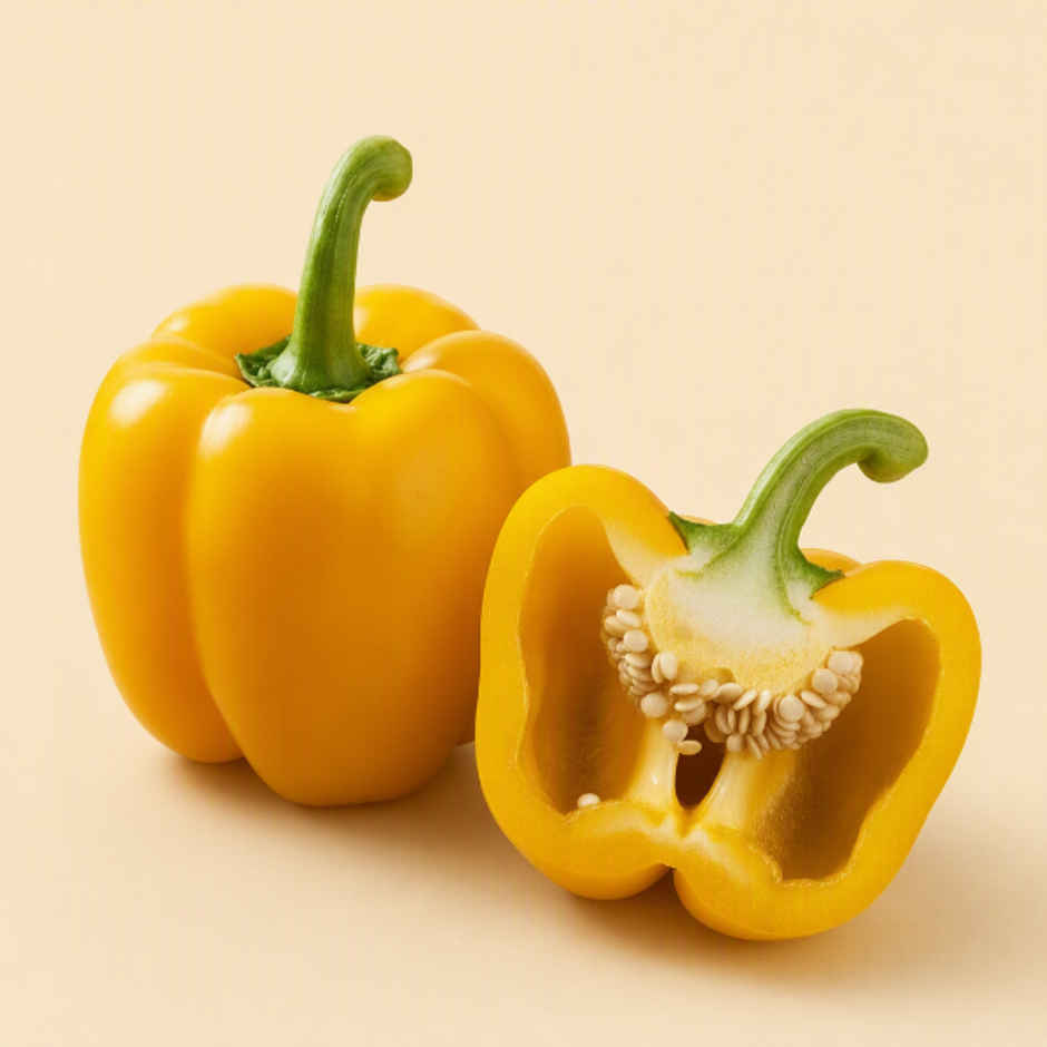 Organically Grown Capsicum Yellow