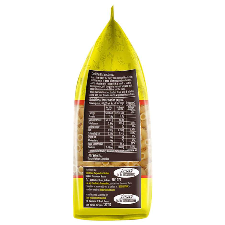 Disano Elbow Pasta, 100% Durum Wheat, No Maida