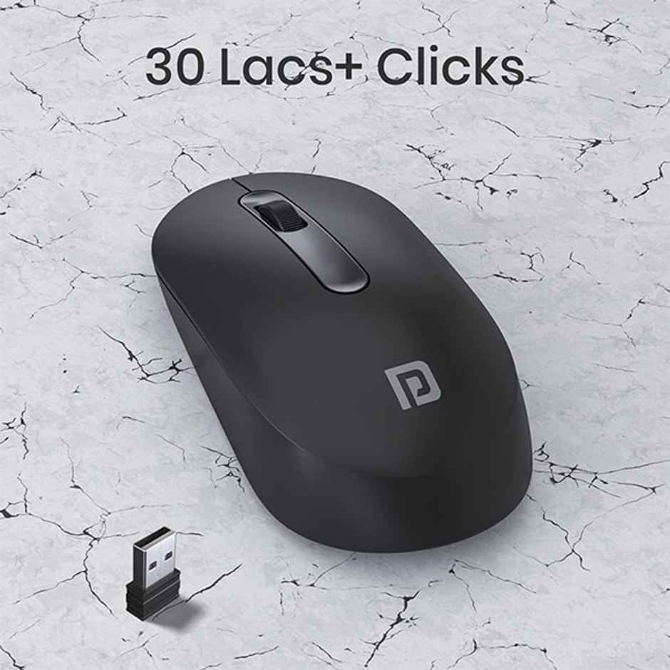 Portronics Toad 13 (POR1381) Wireless Mouse - Black