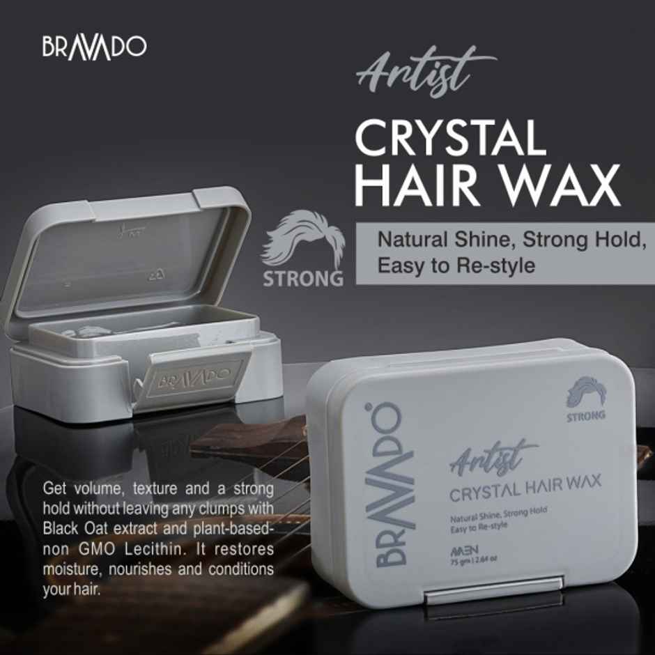 Bravado Artist Crystal Hair Wax - Strong Hold