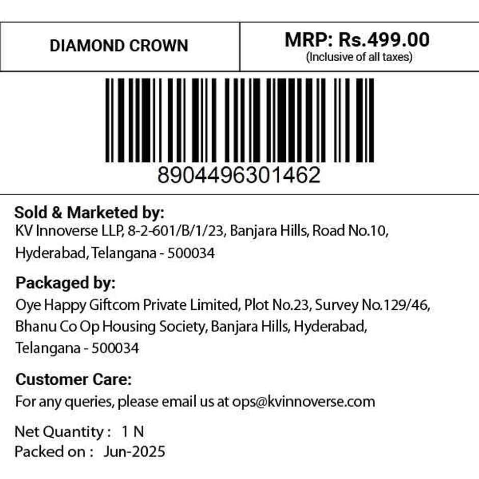 Diamond Princess Crown | Kids Birthday Celebration Tiara | Royal Party Crown | Propcon