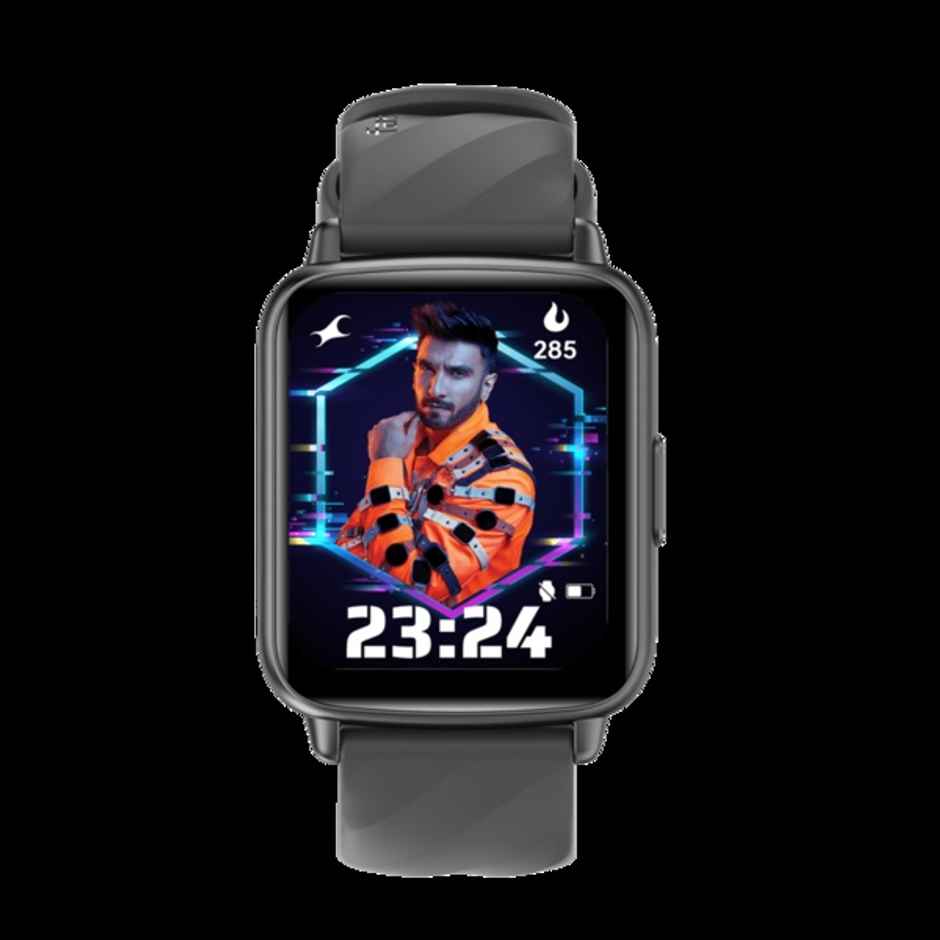 Fastrack Volt S1 1.8 inch UltraVU display, Bluetooth Calling, Smartwatch (Black)
