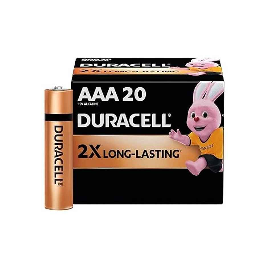 Duracell Alkaline AAA Batteries | Pack of 20