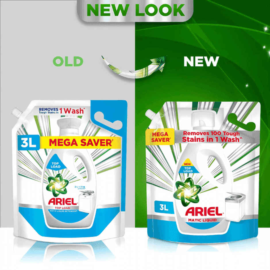 Ariel Stain Removal Top Load Washing Machine Detergent Liquid