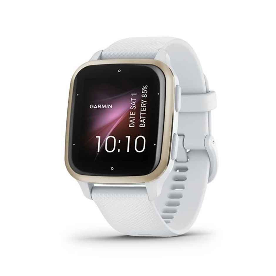 Garmin Venu Sq 2 | White - Cream Gold