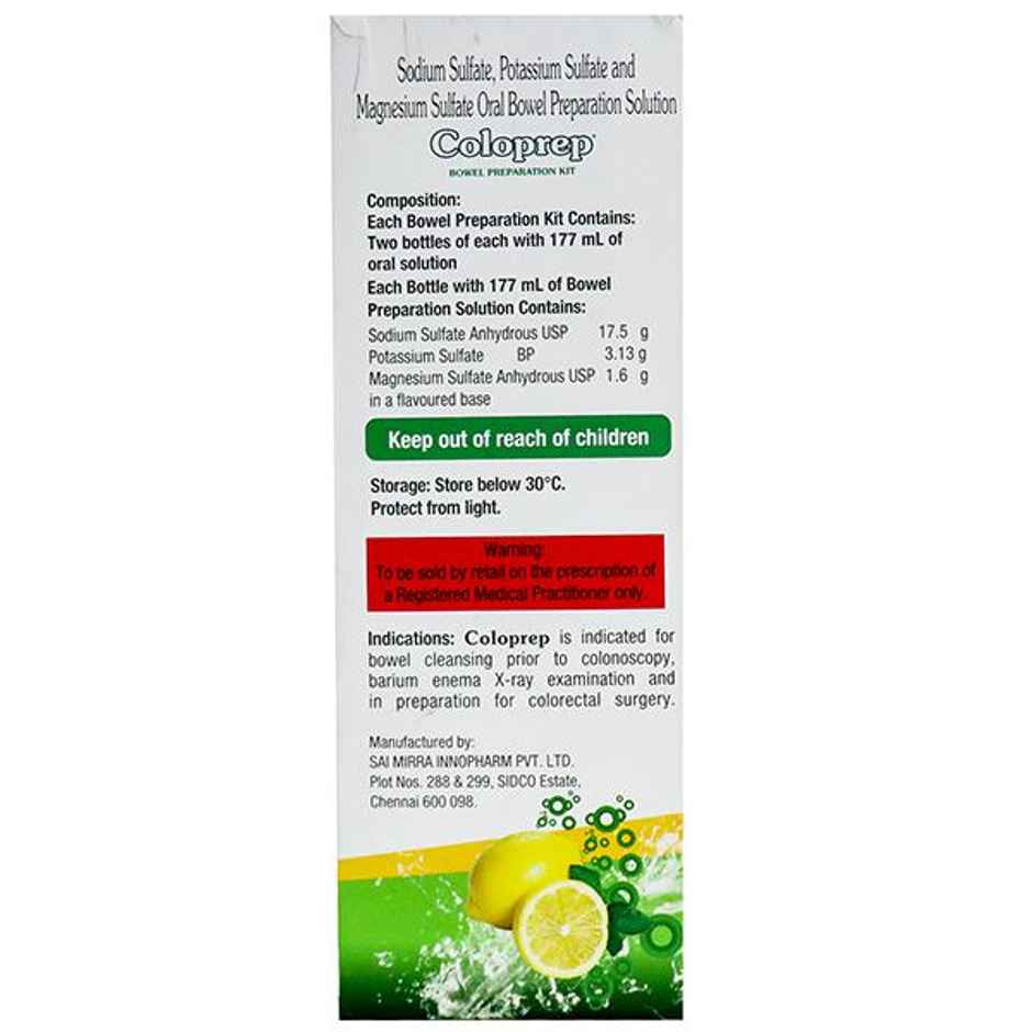 Coloprep Delicious Lemon Flavour Bowel Preparation Kit