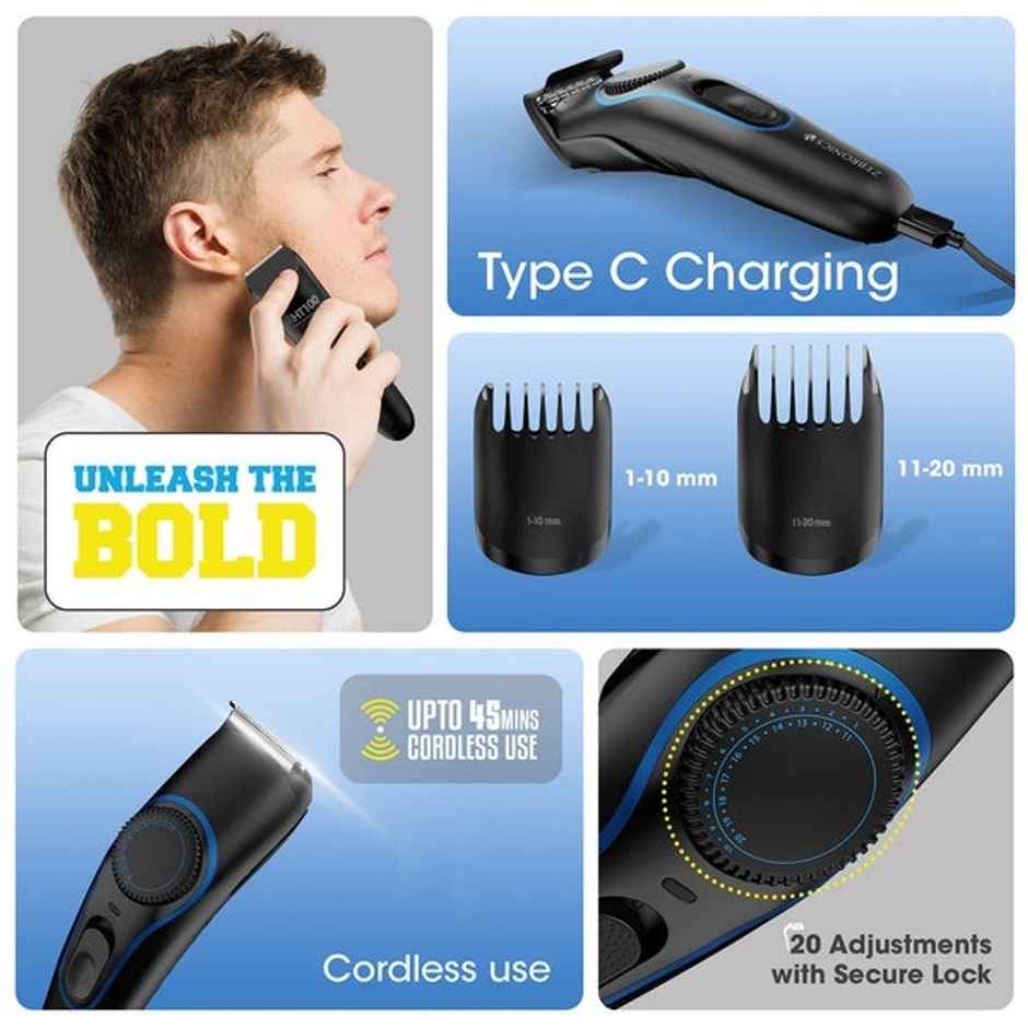 Zebronics HT100 Hair Trimmer - Black