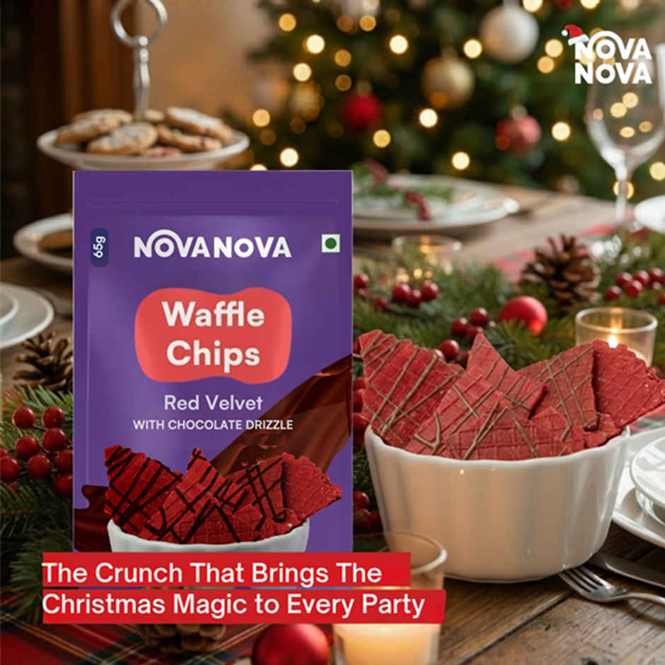 Nova Nova Waffle Chips- Red Velvet with Choco Drizzle