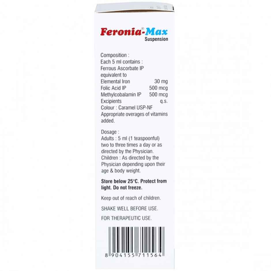 Feronia-Max Orange Flavour Suspension 