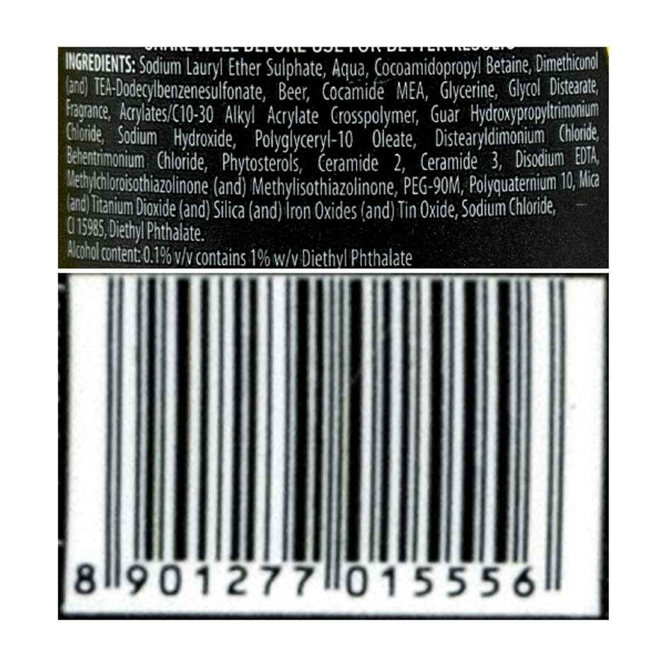 Park Avenue Beer Shampoo Damage Free