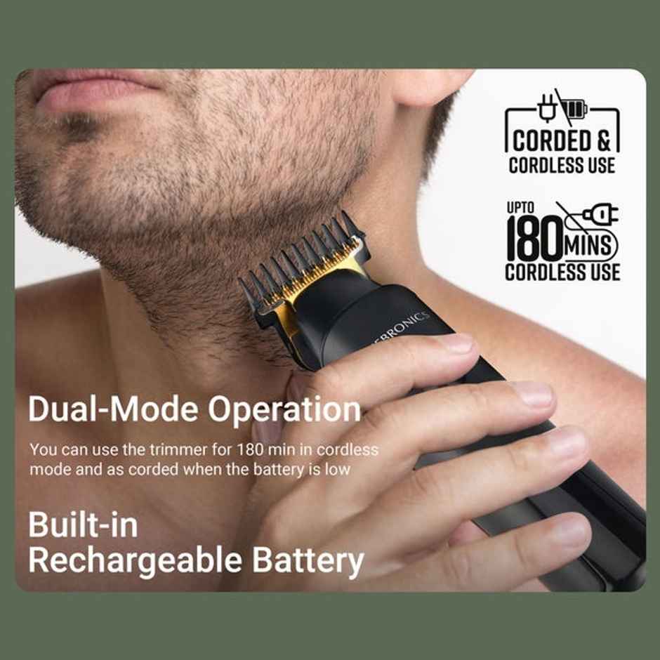 Zebronics HT202 Hair Trimmer - Black