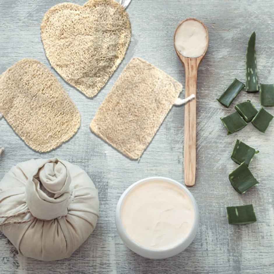Awenest Natural Exfoliating Loofah Combo