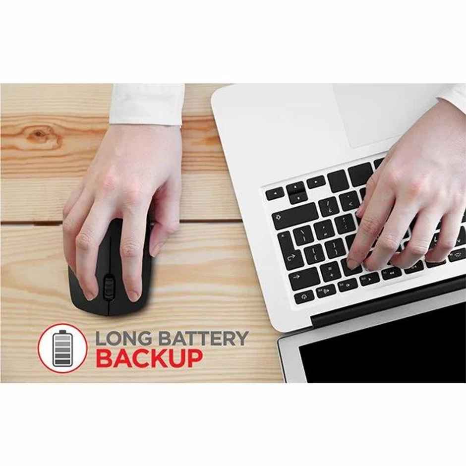 Intex 2.4G Wireless Mouse Flow (Black)